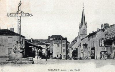 Changy place du champ de foire